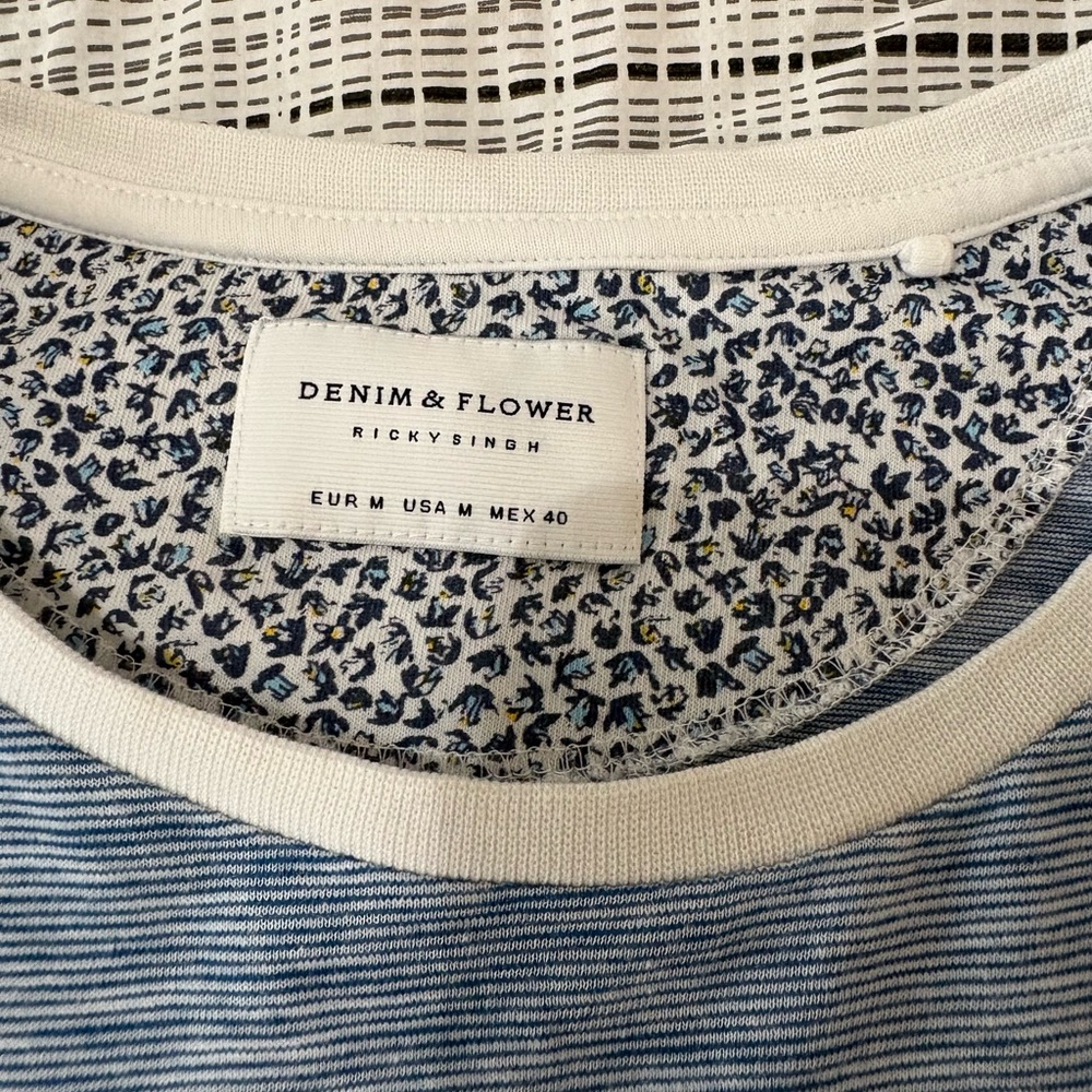 Blue and White Shirt - Picture 3 of 3